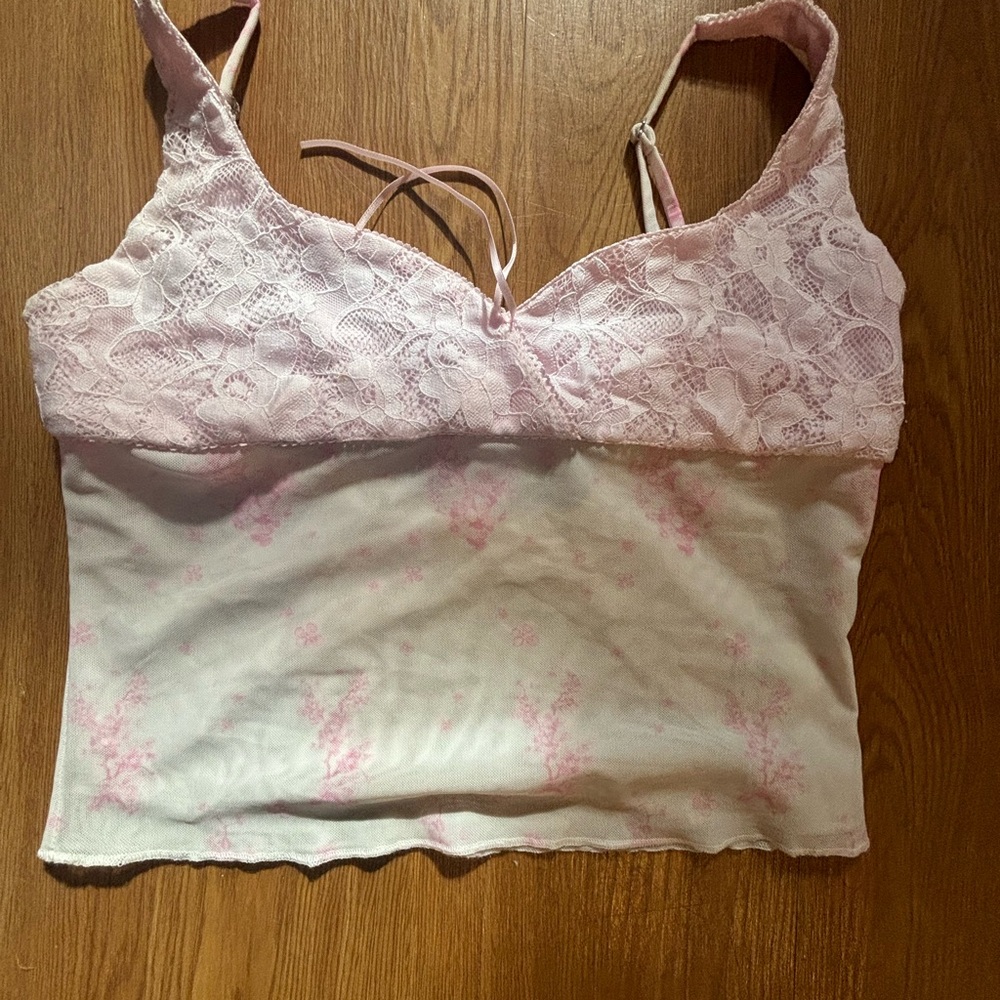 Princess Polly Pink Lace Top